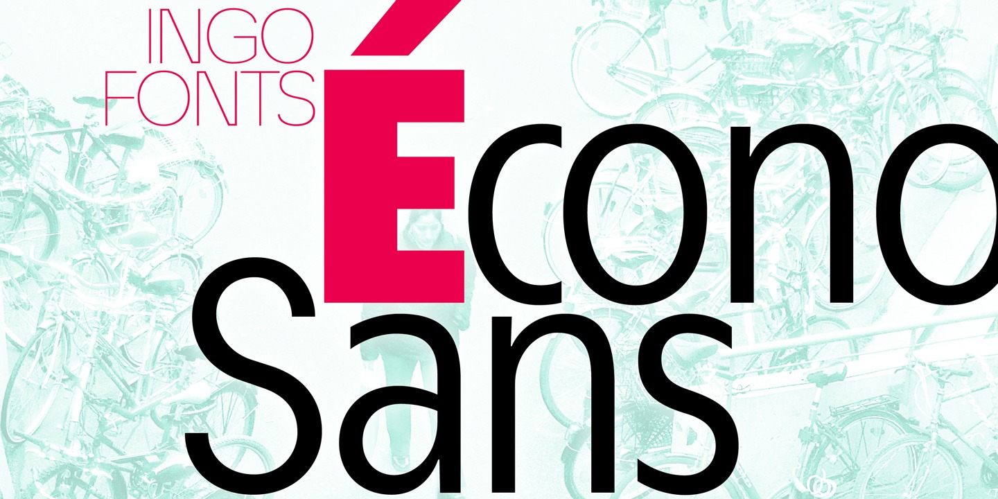 EconoSans Pro Medium Font preview